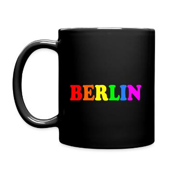 Berlin - Tasse einfarbig - Schwarz - Links