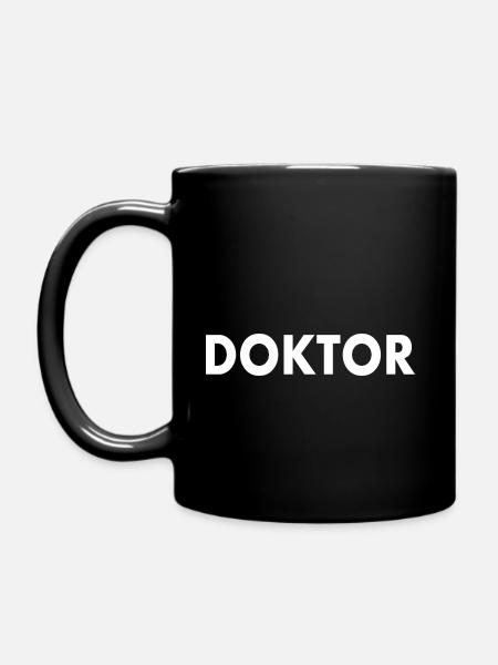 Doctor - Full Colour Mug - black