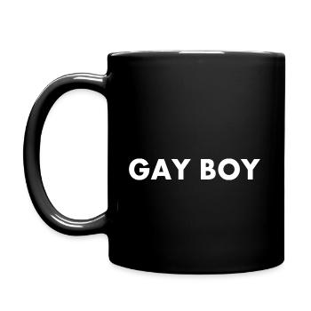 Gay boy - Full Colour Mug - black - Left