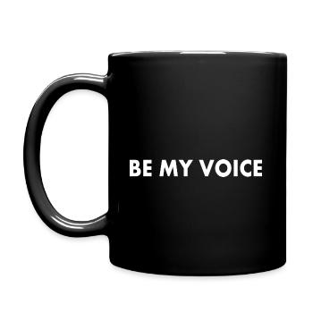 Be my voice - Full Colour Mug - black - Left