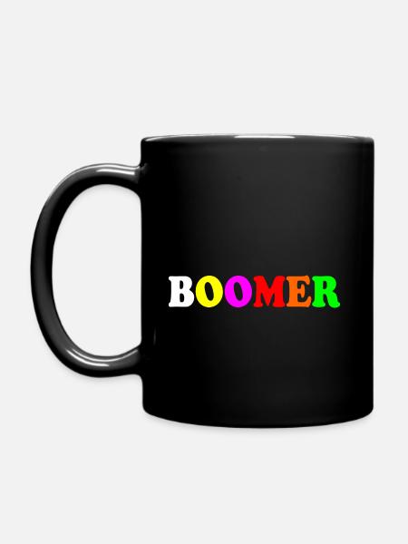 Boomer - Tasse einfarbig - Schwarz