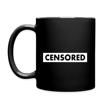 censored - Full Colour Mug - black - Left