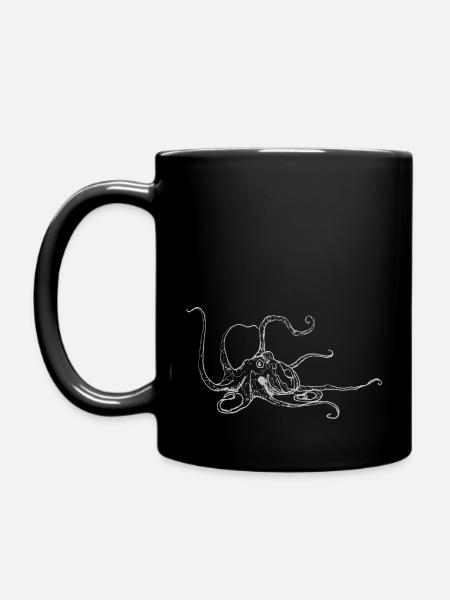 Poulpe brillant - Mug uni - noir