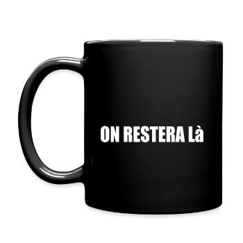 Belassen Sie es dabei - Tasse einfarbig - Schwarz - Links