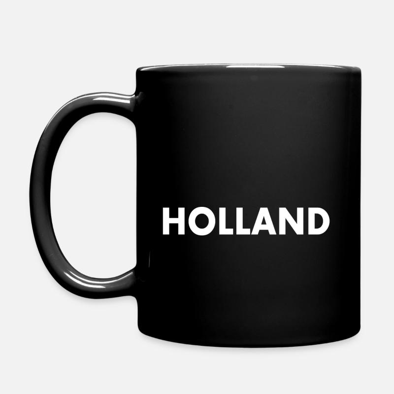 Holland - Tasse einfarbig - Schwarz