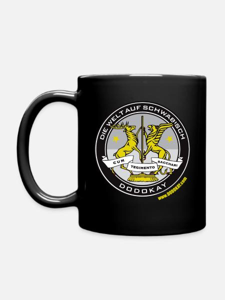 Dodokay - Die Welt auf Schwäbisch - Das Wappen - Tasse einfarbig - Schwarz