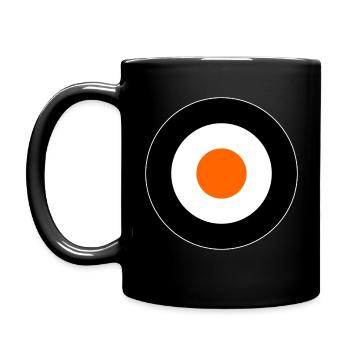 Orange Times Mod Target DigitalDirekt - Mug uni - noir - Gauche