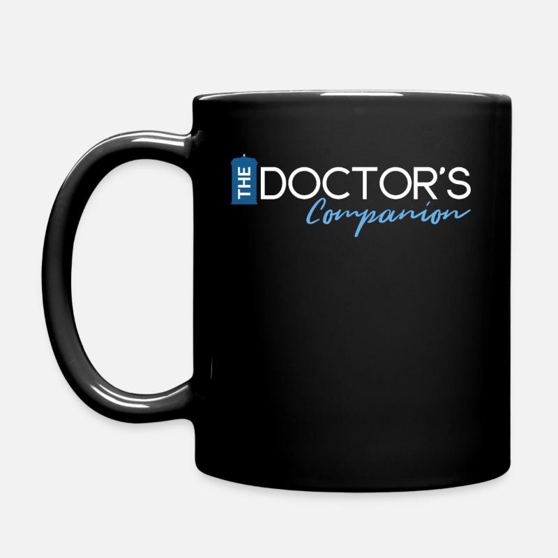 Doktor Companion - Tasse einfarbig - Schwarz