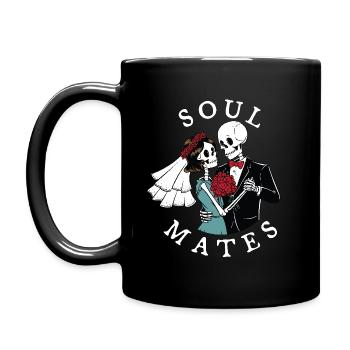 Âmes sœurs - Mug uni - noir - Gauche