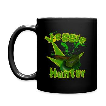 Veggie hunter - Full Colour Mug - black - Left