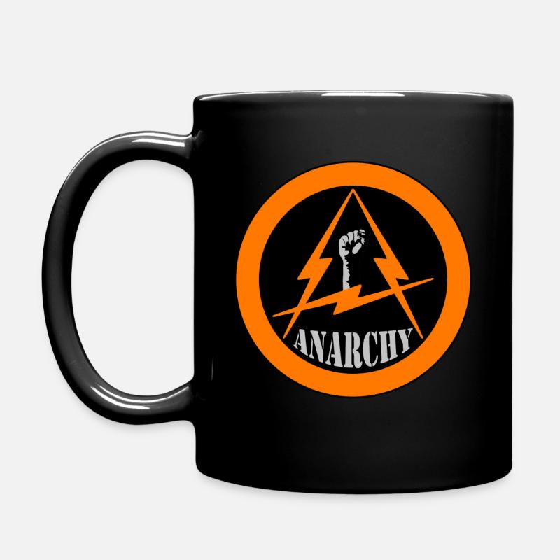 anarchy orange - Mug uni - noir