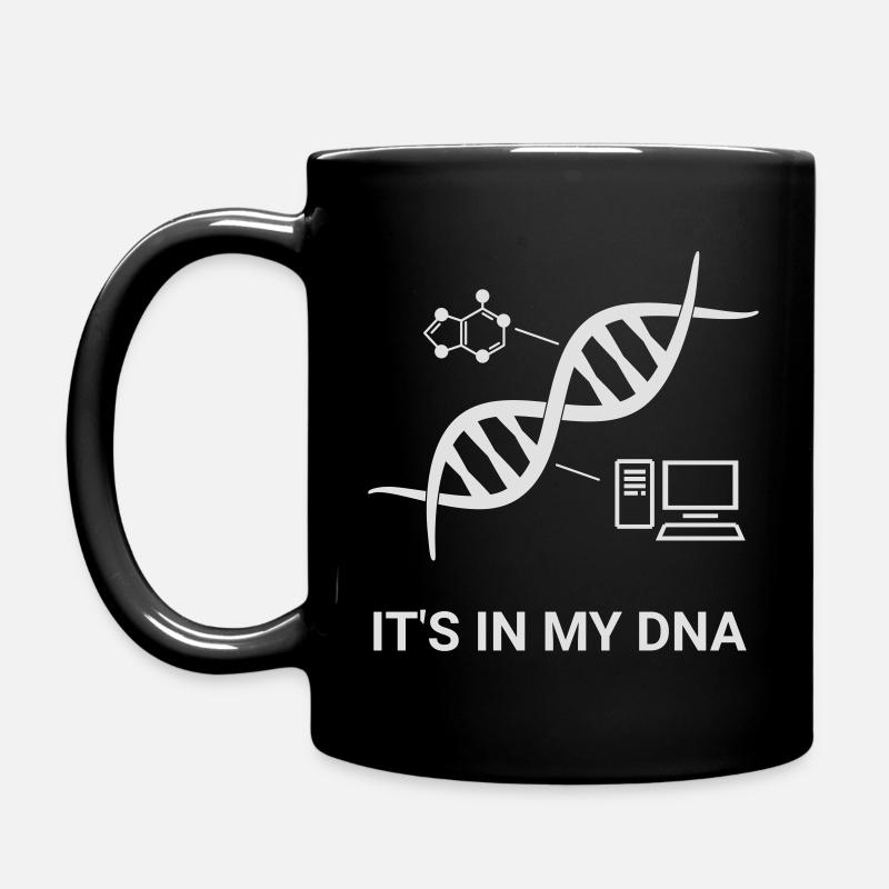 Ordinateur - C'est dans mon ADN (c'est dans mon sang) - Mug uni - noir
