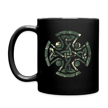 noeud celtique 11 e 226 - Mug uni - noir - Gauche
