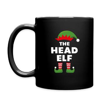 Le chef elfe - Mug uni - noir - Gauche