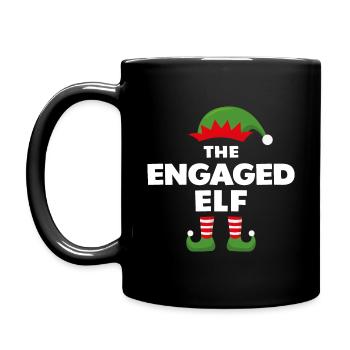 L’elfe fiancé - Mug uni - noir - Gauche