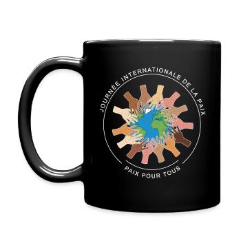 Journée Internationale de la Paix - Full Colour Mug - black - Left