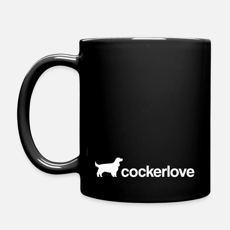 cockerlove - Tasse einfarbig - Schwarz