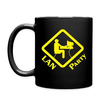 LAN Party - Tasse - Tasse einfarbig - Schwarz - Links