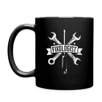 Clé de fixologue - Mug uni - noir - Gauche