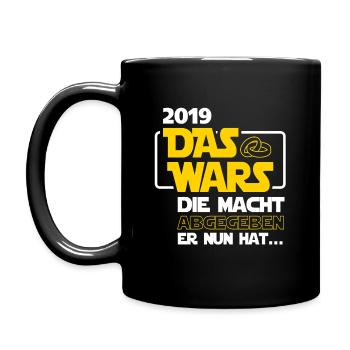 DAS WARS - DIE MACHT ABGEGEBEN - POLTER T-SHIRT - Tasse einfarbig - Schwarz - Links