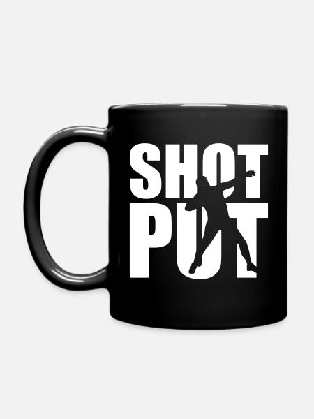 Shot put - Full Colour Mug - black