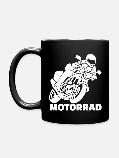 Motorrad - Tasse einfarbig - Schwarz