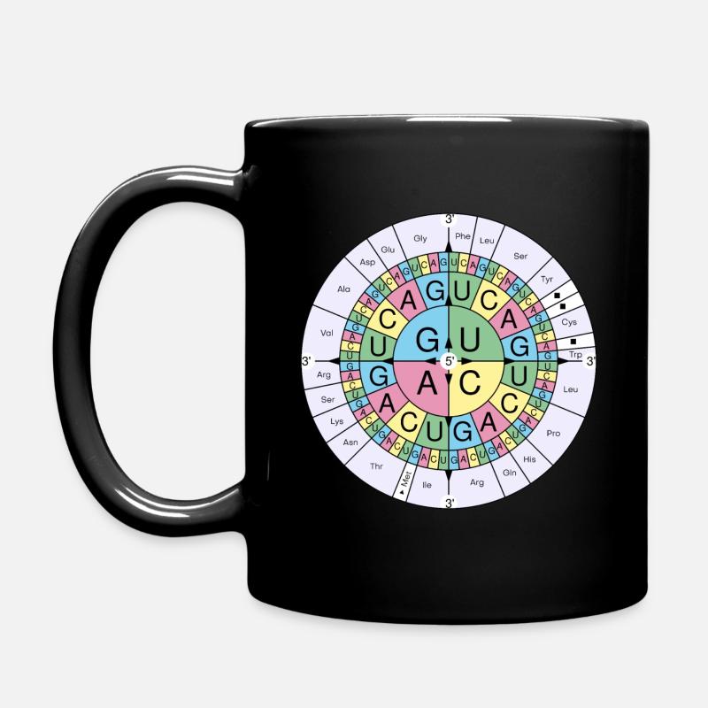 Biochimie RNA codon code soleil - Mug uni - noir
