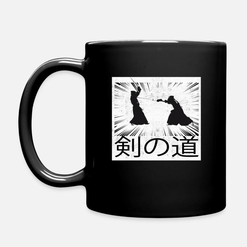 Kendo arts martiaux avec Shinai - Mug uni - noir