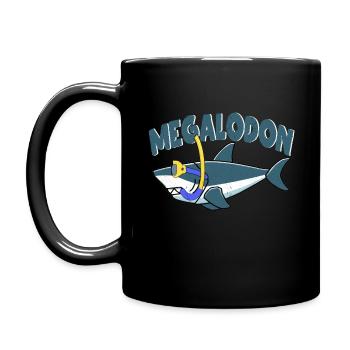 Megalodon Enfants Requin des Enfants Requins - Mug uni - noir - Gauche