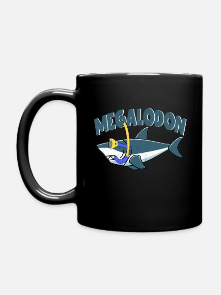 Megalodon Enfants Requin des Enfants Requins - Mug uni - noir