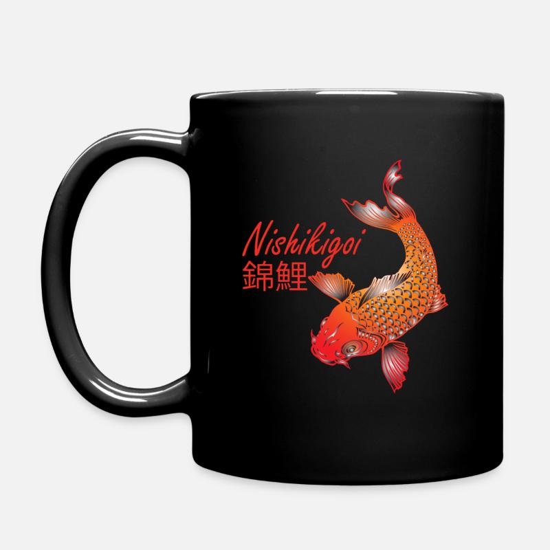 Koi Carpes Nishikigoi - Mug uni - noir