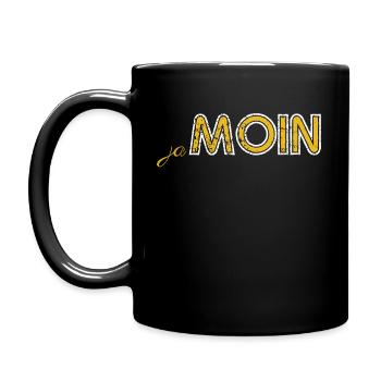 Moin Moin North German welcome - Full Colour Mug - black - Left