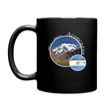 Randonnées en montagne en Argentine Aconcagua - Mug uni - noir - Gauche