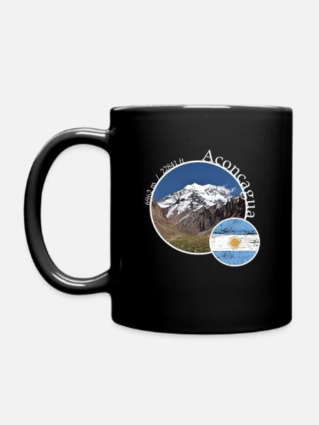 Randonnées en montagne en Argentine Aconcagua - Mug uni - noir