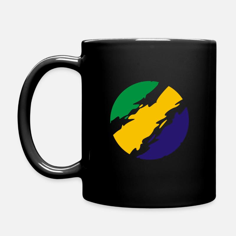 Brésil Couleurs drapeau drapeau - Mug uni - noir