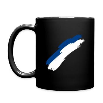 Finnland - Tasse einfarbig - Schwarz - Links