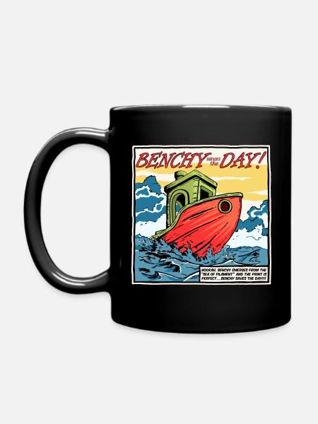 Benchy saves the Day! - Full Colour Mug - black