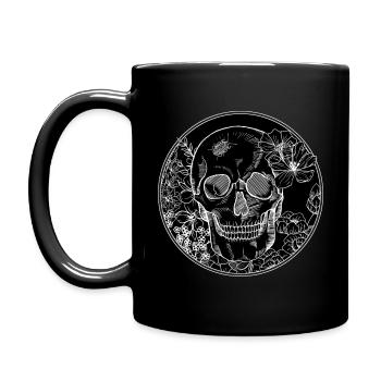 love Nature Dead - Tasse einfarbig - Schwarz - Links