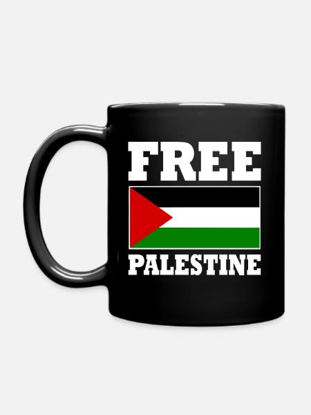 Free palestine - Mug uni - noir