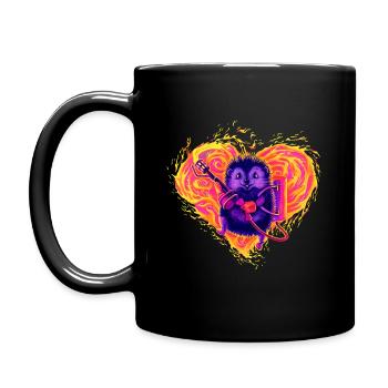 Hans get ze lance-flammes - Mug uni - noir - Gauche