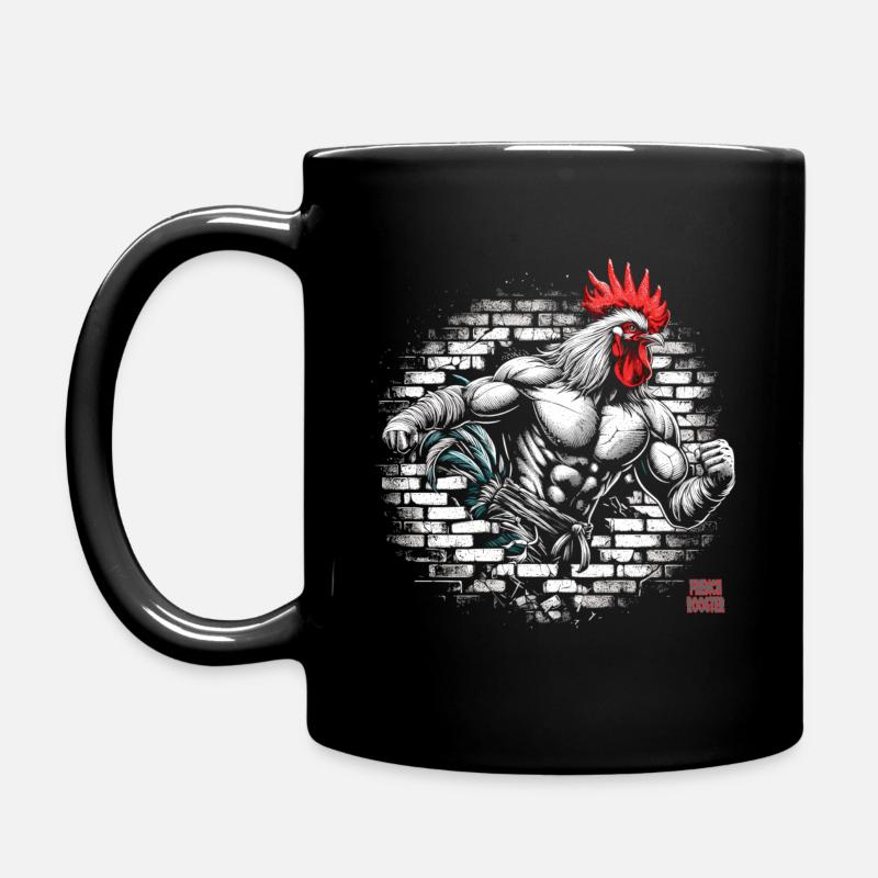 Hahn - Tasse einfarbig - Schwarz