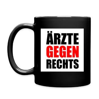 Les médecins contre la droite - Mug uni - noir - Gauche
