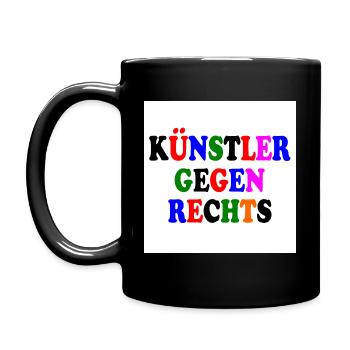 Les artistes contre la droite - Mug uni - noir - Gauche