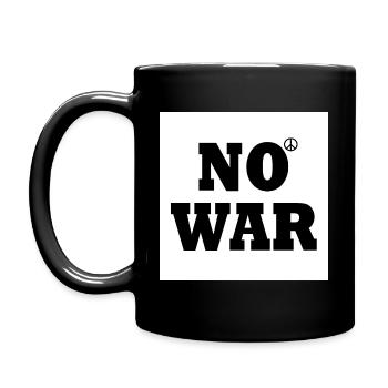 No war - Mug uni - noir - Gauche