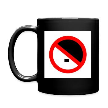 To the right - Full Colour Mug - black - Left