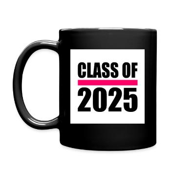 Class of 2025 - Tasse einfarbig - Schwarz - Links