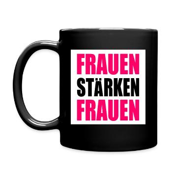 Women empower women - Full Colour Mug - black - Left