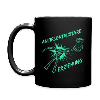 Anti-Electrified Education – Corporate Green - Full Colour Mug - black - Left