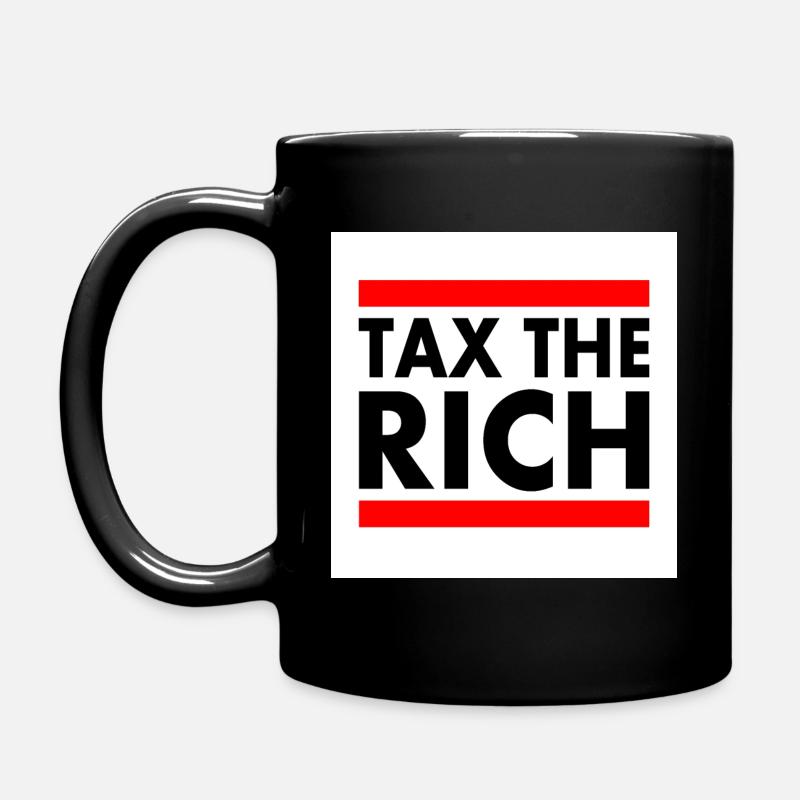 Tax the rich - Tasse einfarbig - Schwarz