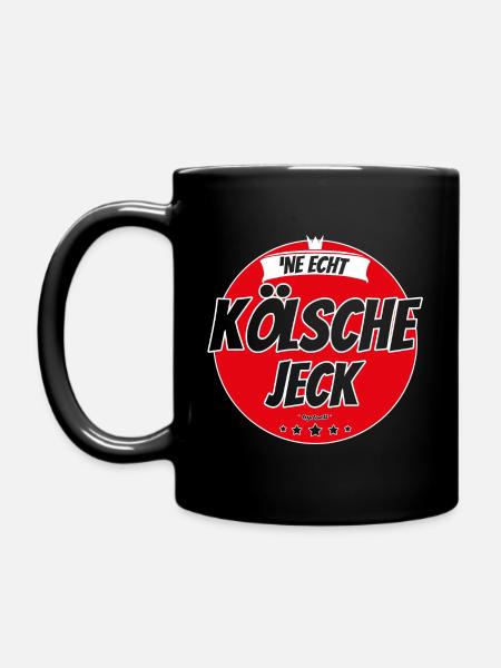 Kölsche Jeck - Full Colour Mug - black